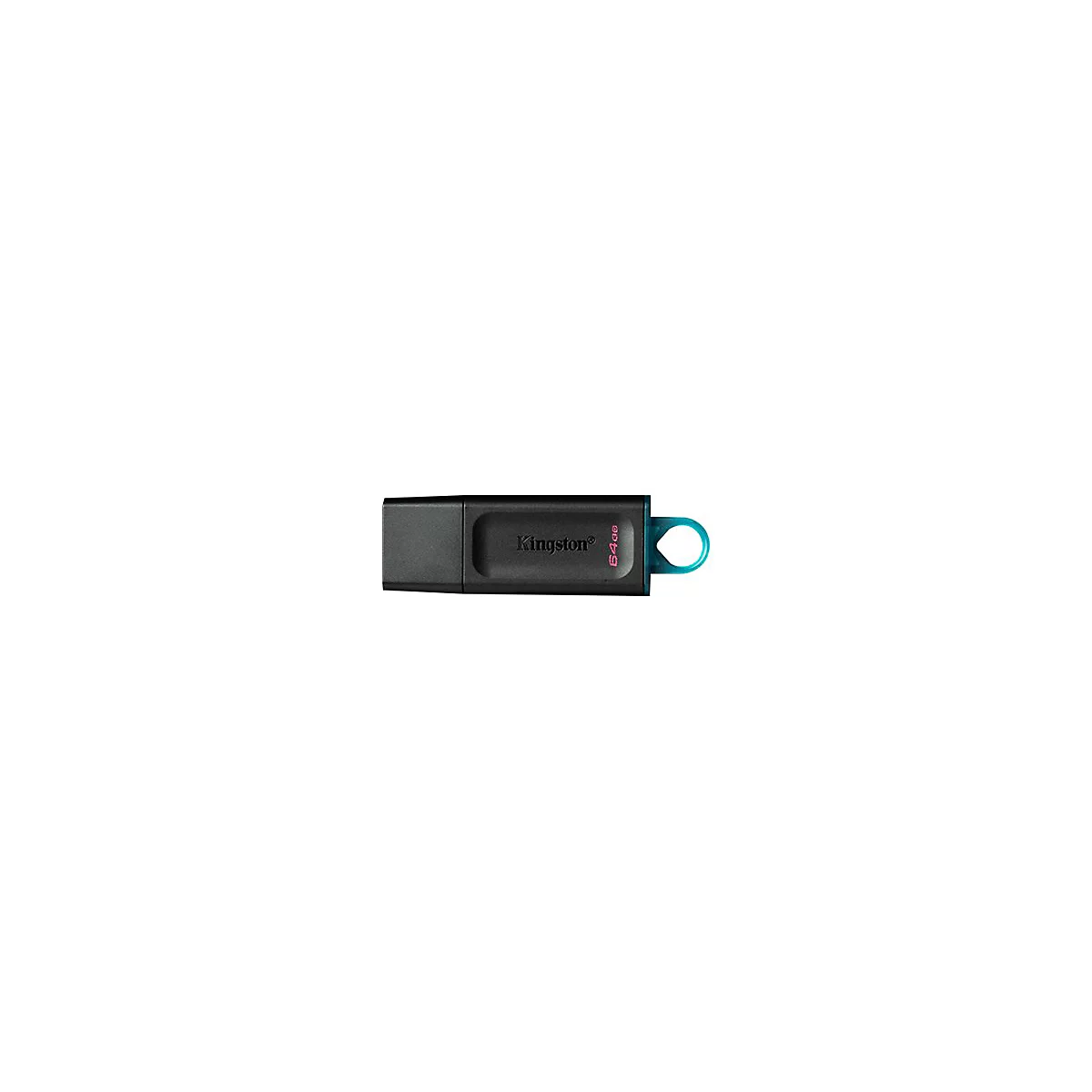 Kingston DataTraveler Exodia - USB-Flash-Laufwerk - 64 GB - USB 3.2 Gen 1 - Schwarz mit Türkis