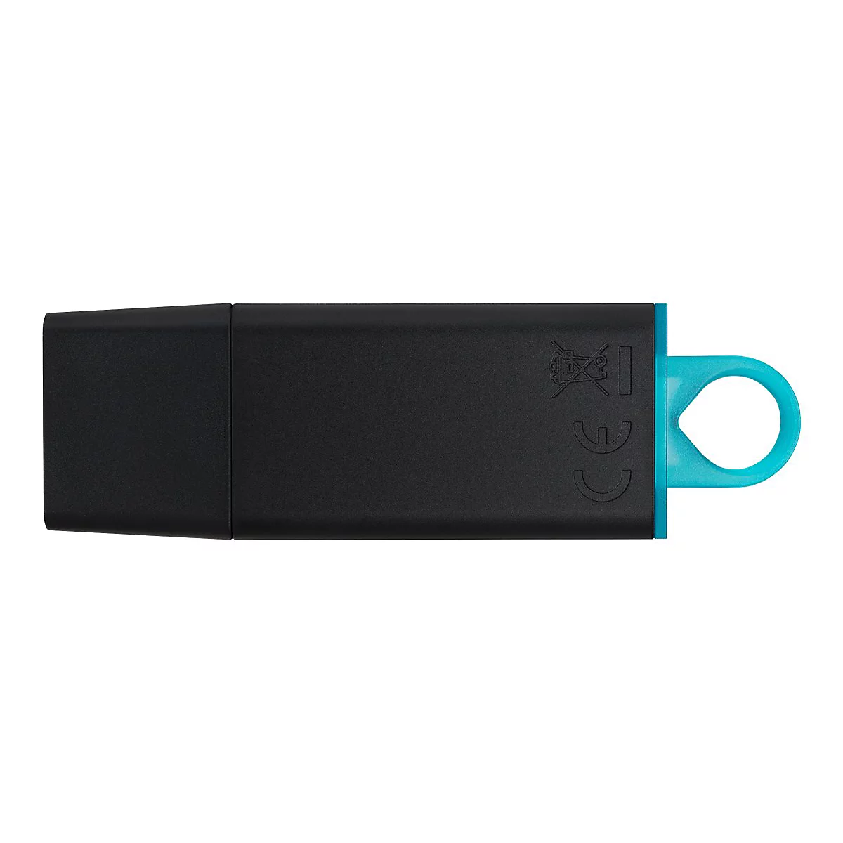 Kingston DataTraveler Exodia - USB-Flash-Laufwerk - 64 GB - USB 3.2 Gen 1 - Schwarz mit Türkis