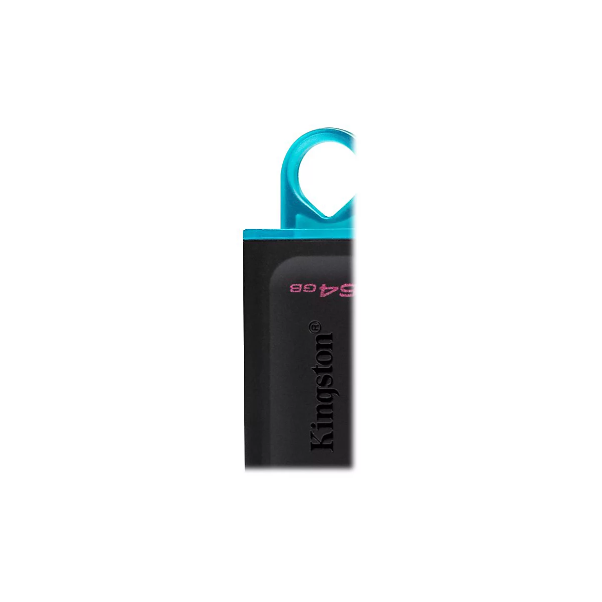 Kingston DataTraveler Exodia - USB-Flash-Laufwerk - 64 GB - USB 3.2 Gen 1 - Schwarz mit Türkis
