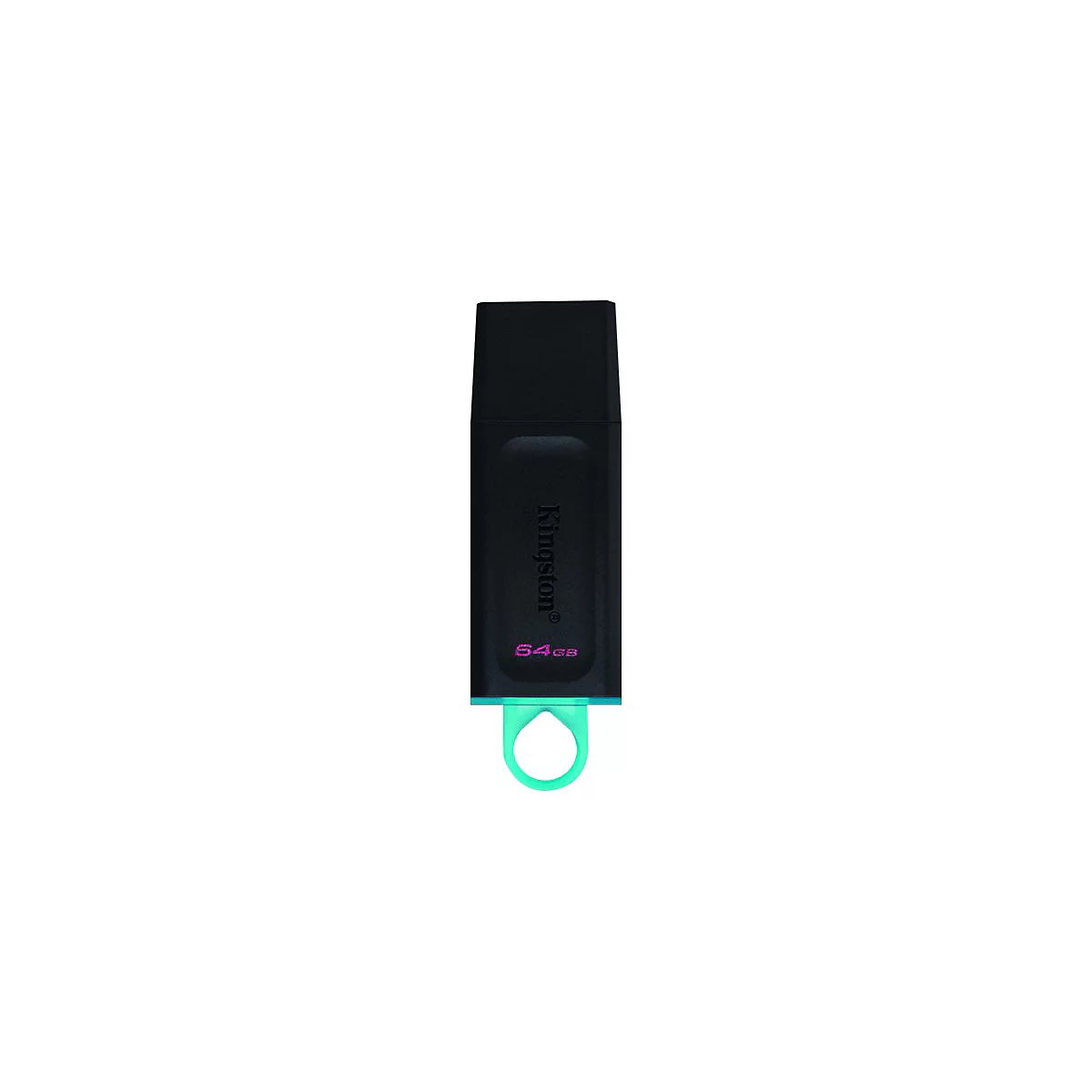 Kingston DataTraveler Exodia - USB-Flash-Laufwerk - 64 GB - USB 3.2 Gen 1 - Schwarz mit Türkis