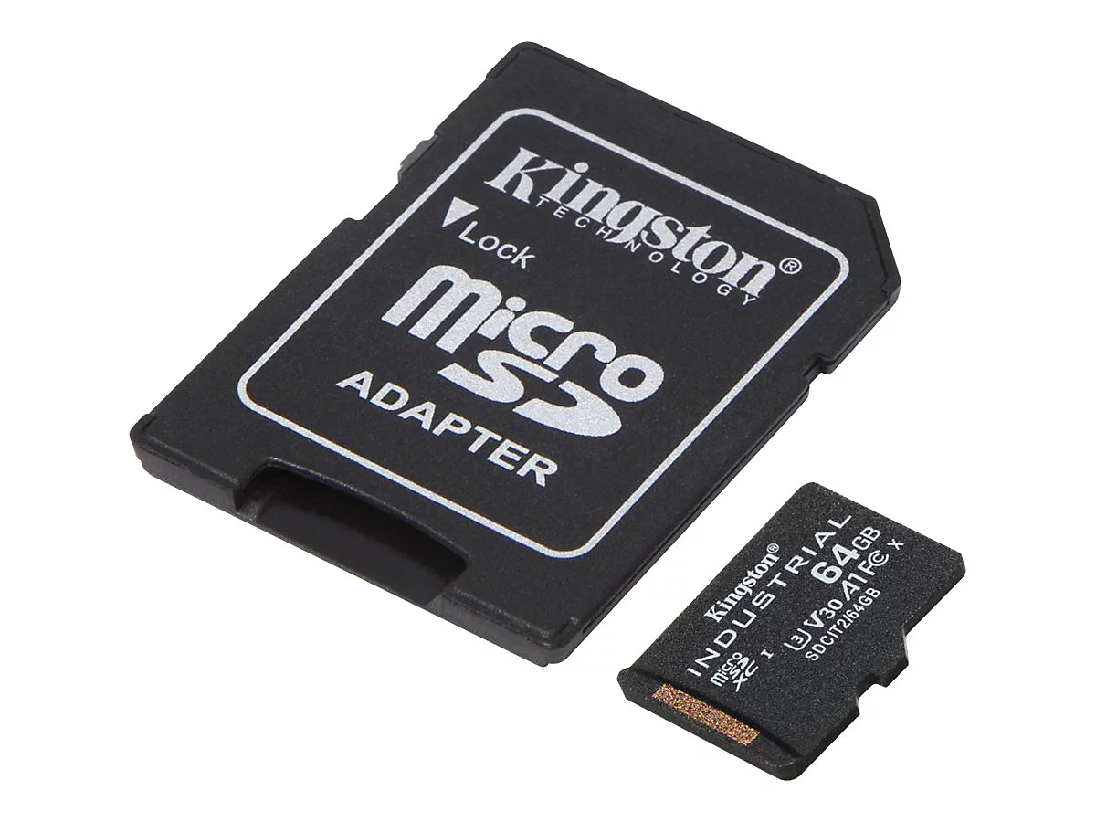 Kingston Industrial - Flash-Speicherkarte - 64 GB - microSDXC UHS-I