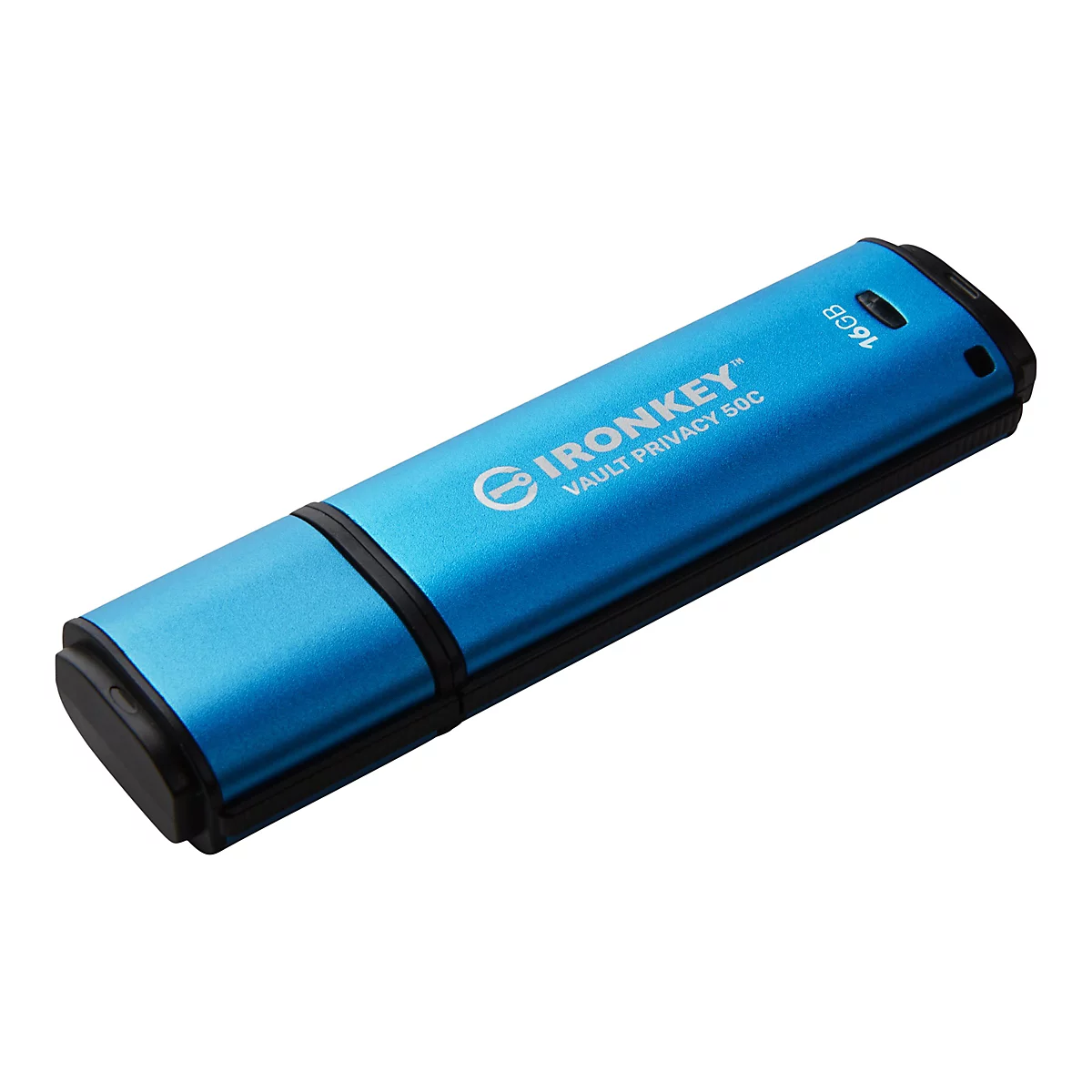 Kingston IronKey Vault Privacy 50C - USB-Flash-Laufwerk - verschlüsselt - 16 GB - USB-C 3.2 Gen 1 - TAA-konform