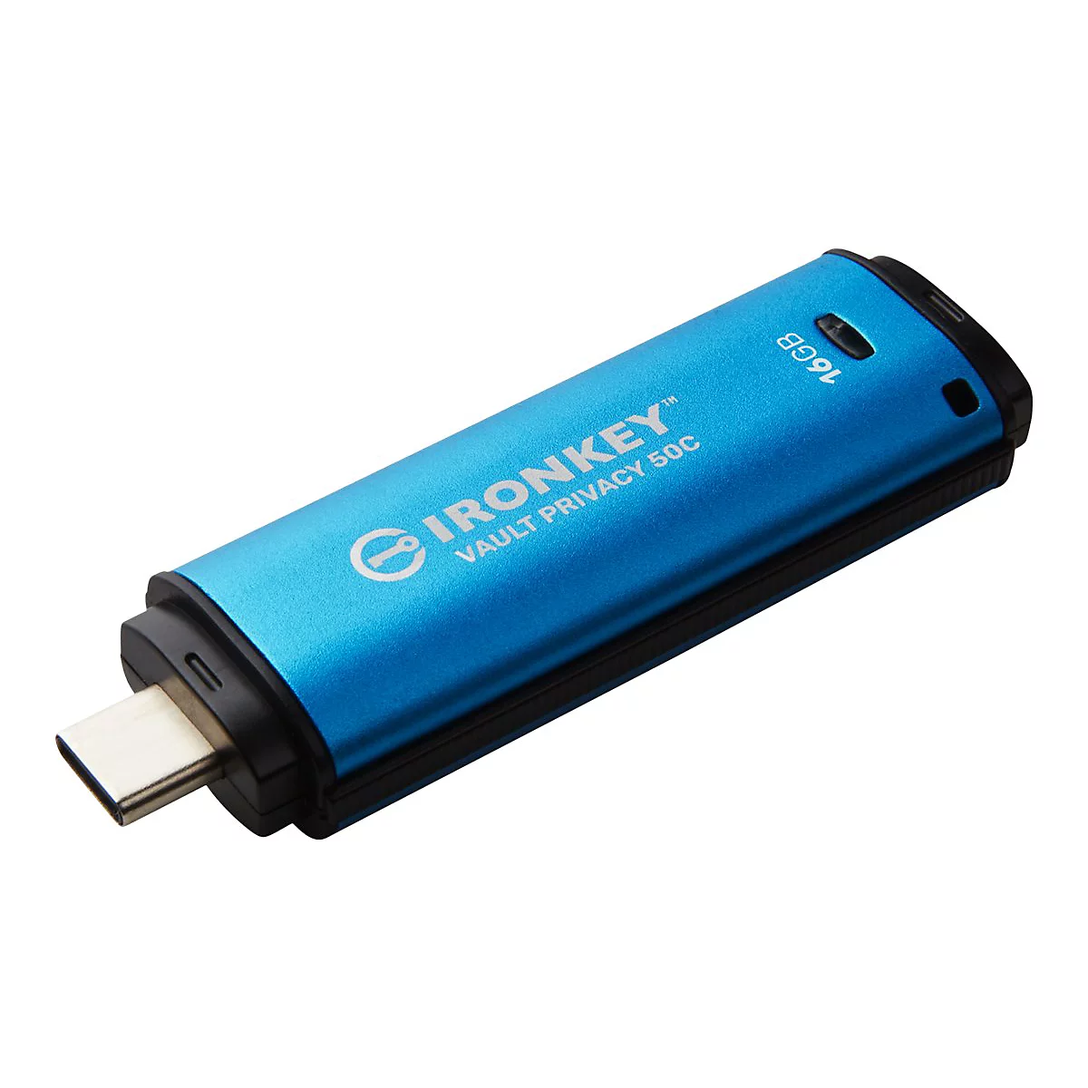 Kingston IronKey Vault Privacy 50C - USB-Flash-Laufwerk - verschlüsselt - 16 GB - USB-C 3.2 Gen 1 - TAA-konform