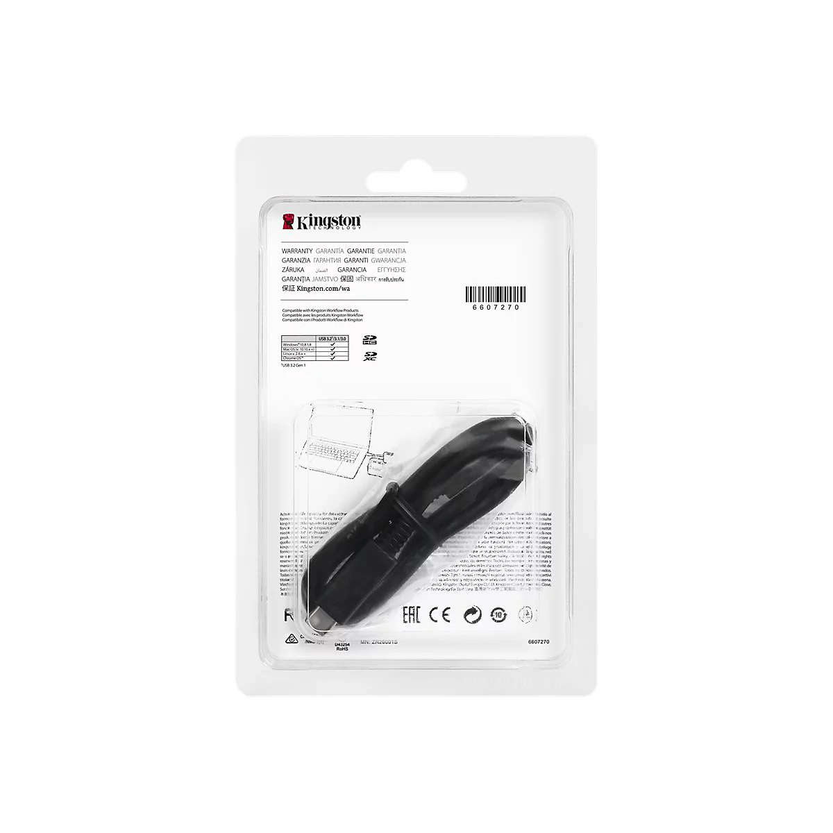 Kingston Workflow - Kartenleser - USB-C 3.2 Gen 1