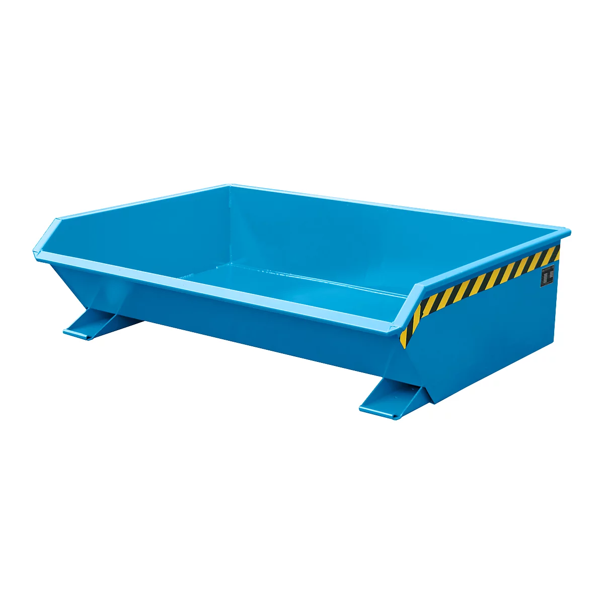 Kipp-Behälter Bauer Mini Typ MGU 610, besonders niedrige Bauhöhe, blau