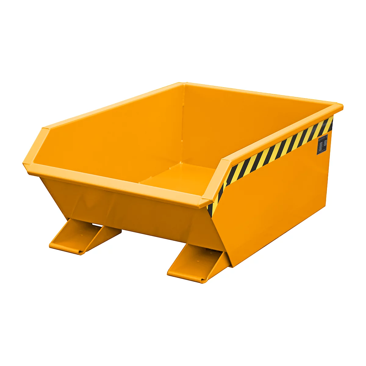 Kippbehälter Bauer Mini Typ MGU 270, 350 mm Schüttkantenhöhe, 270l Inhalt, orange