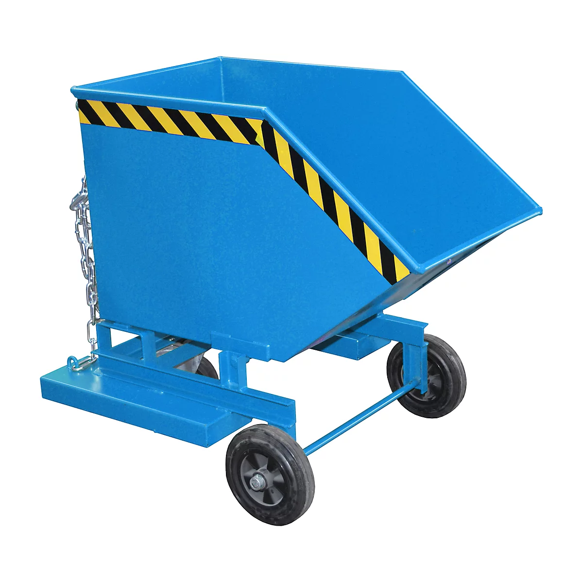 Kippbehälter mit Rollen Typ KW-ET 250, blau