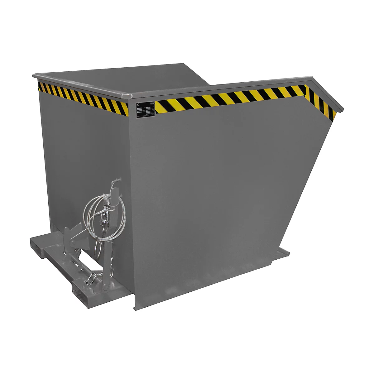 Kippbehälter Typ GU, 1500 Liter, grau