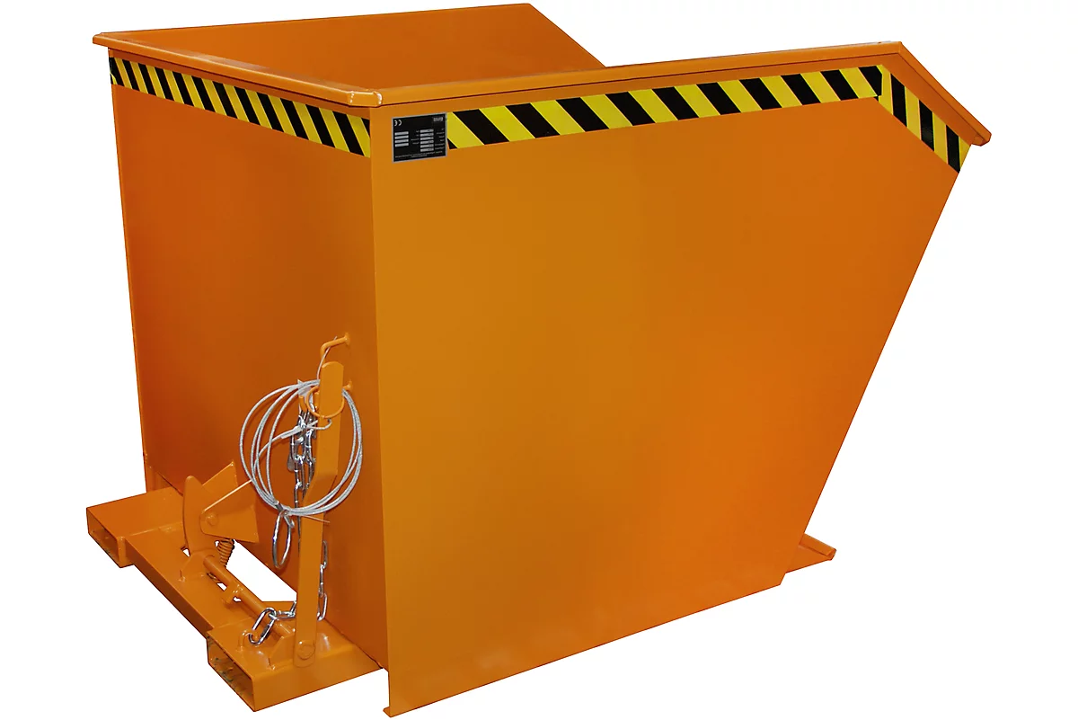Kippbehälter Typ GU, 1500 Liter, orange