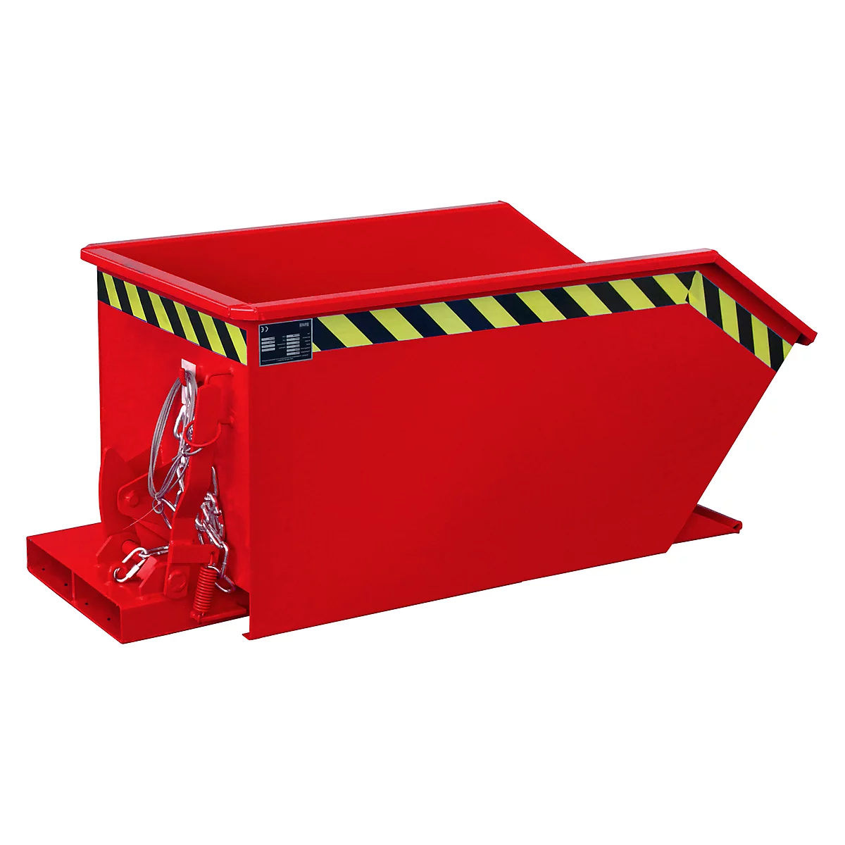Kippbehälter Typ GU, 300 Liter, rot