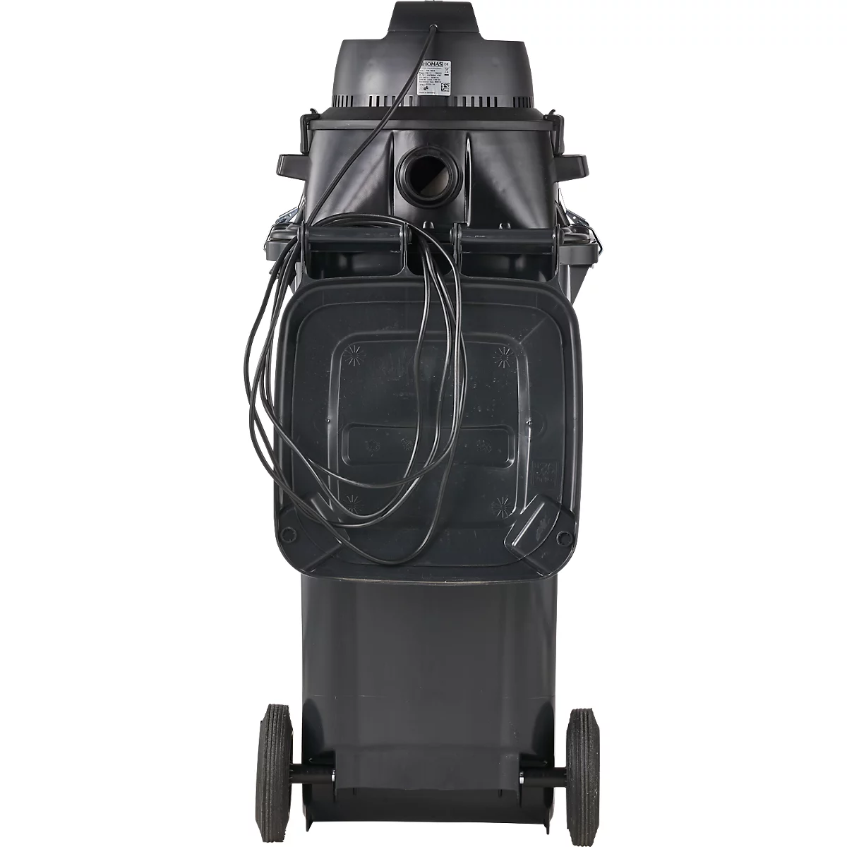 Kit complet aspirateur eau et poussières, sans prise pour outils, y compris poubelle grande capacité de 120 l, 1 filtre à cartouche &amp; 1 filtre en non-tissé, anthracite