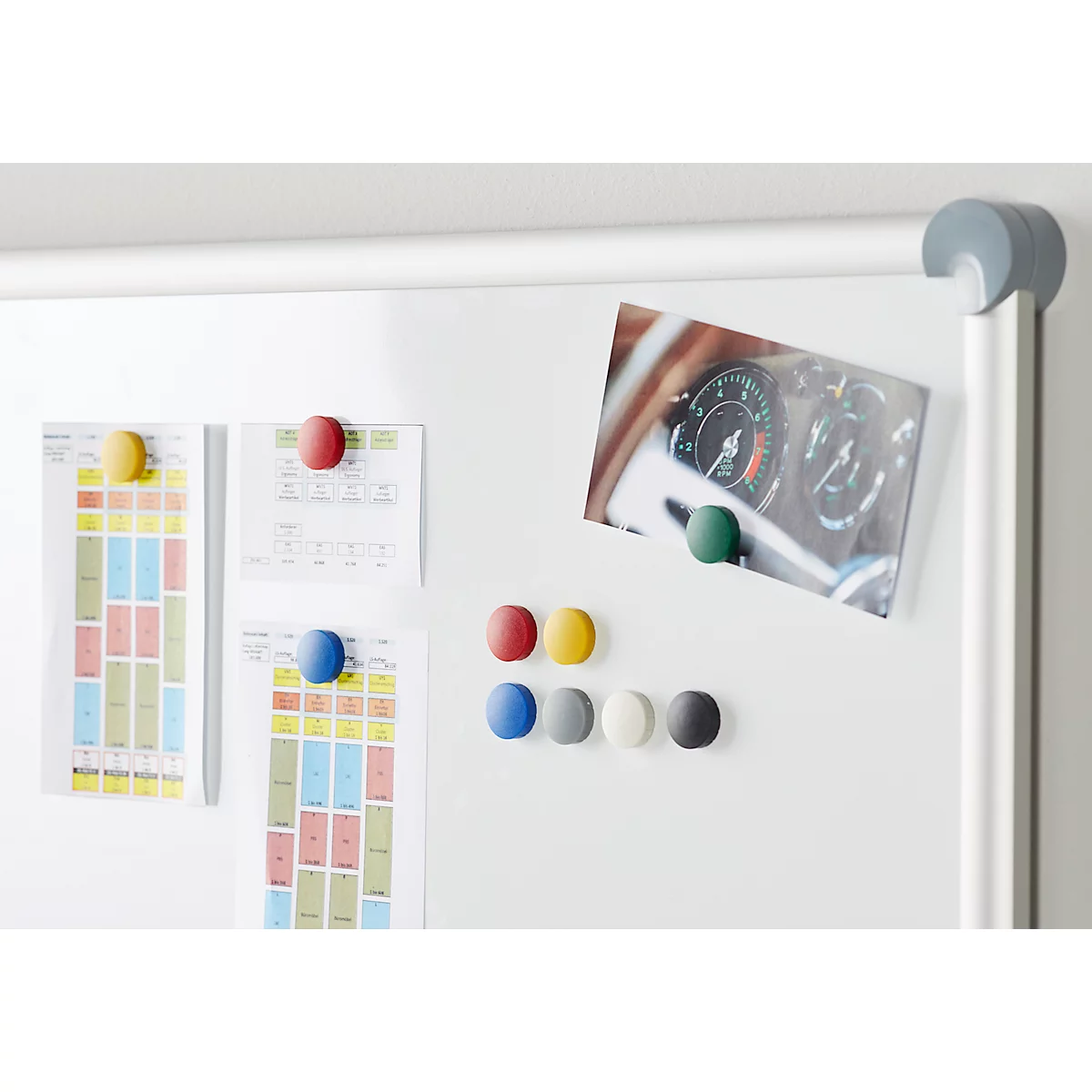 Kit complet tableau blanc MAULpro Whiteboard 2000, L 900 x H 600 mm + accessoires pour tableau blanc Set 3