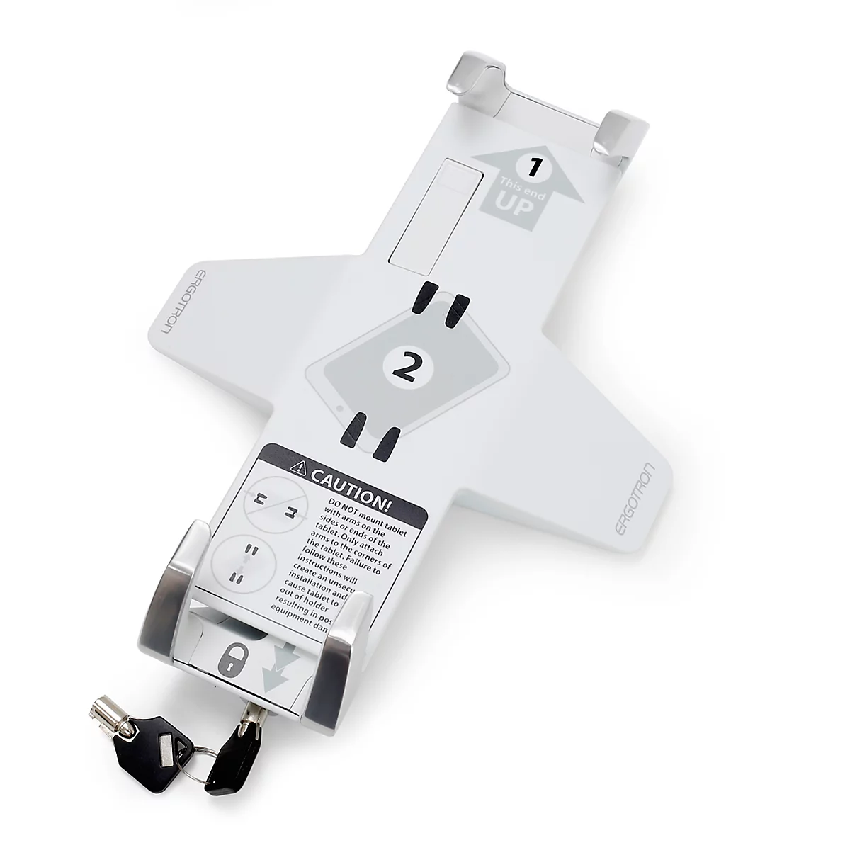 Kit de fixation pour tablette Ergotron, taille écran 7,9' - 13', verrouillable, capacité de charge 2,3 kg