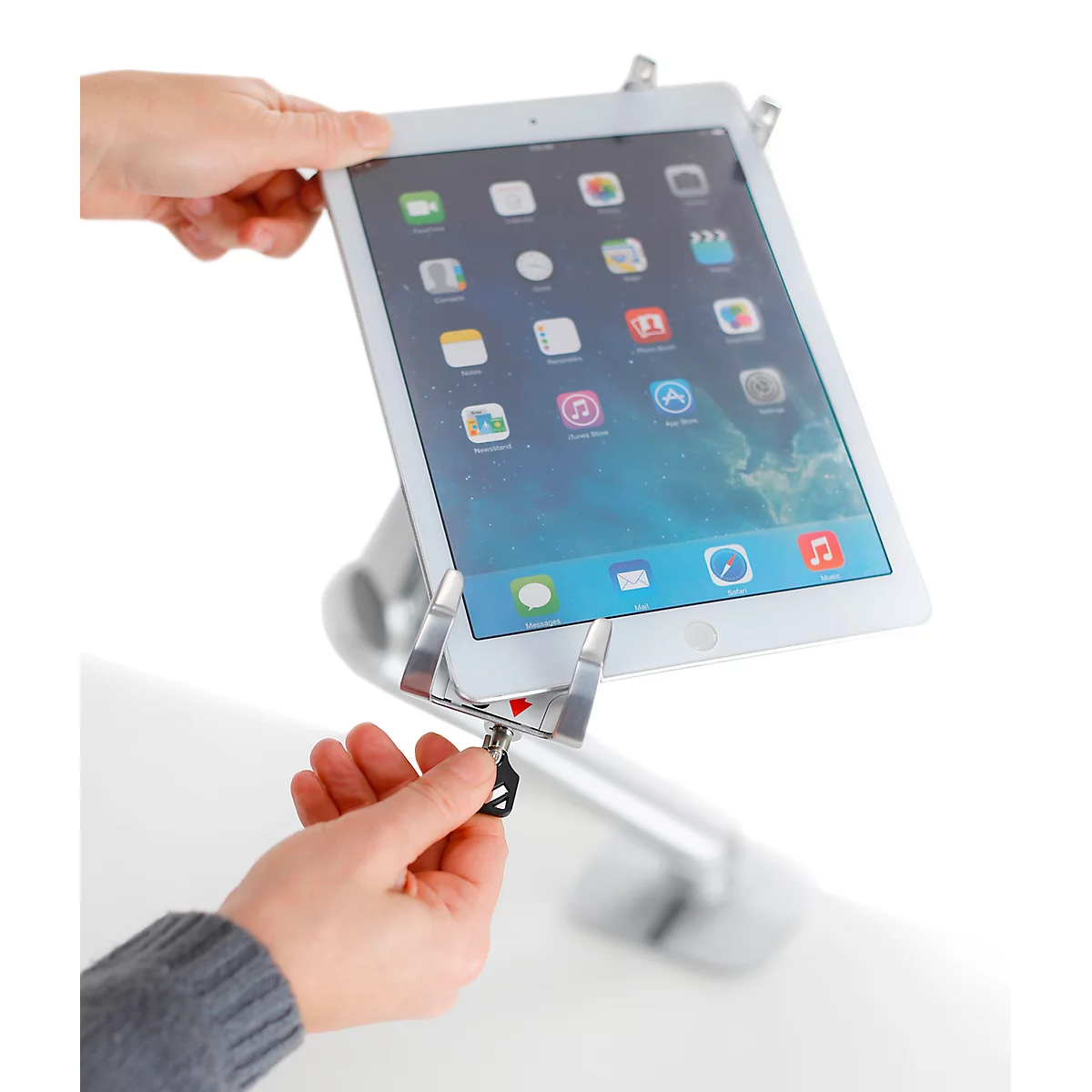 Kit de fixation pour tablette Ergotron, taille écran 7,9' - 13', verrouillable, capacité de charge 2,3 kg