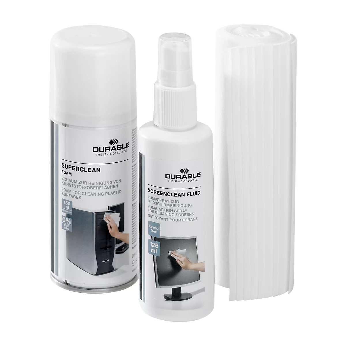 Durable Powerclean - gaz dépoussiérant - lot de 2 - 400 ml Pas