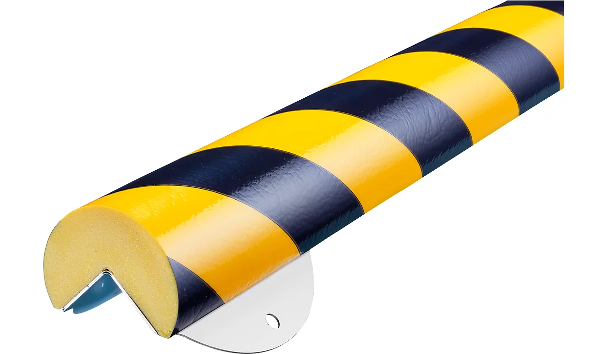 Kit de protección de pared, tipo A+, pieza de 0,5 m, amarillo/negro