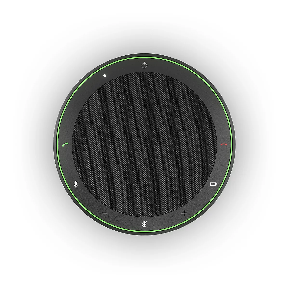 Kit mains libres Bluetooth Jabra SPEAK2 75, portable, jusqu'à 4 participants, jusqu'à 30 m, jusqu'à 32 h, 4 microphones, USB-A/USB-C, optimisé pour UC, gris foncé