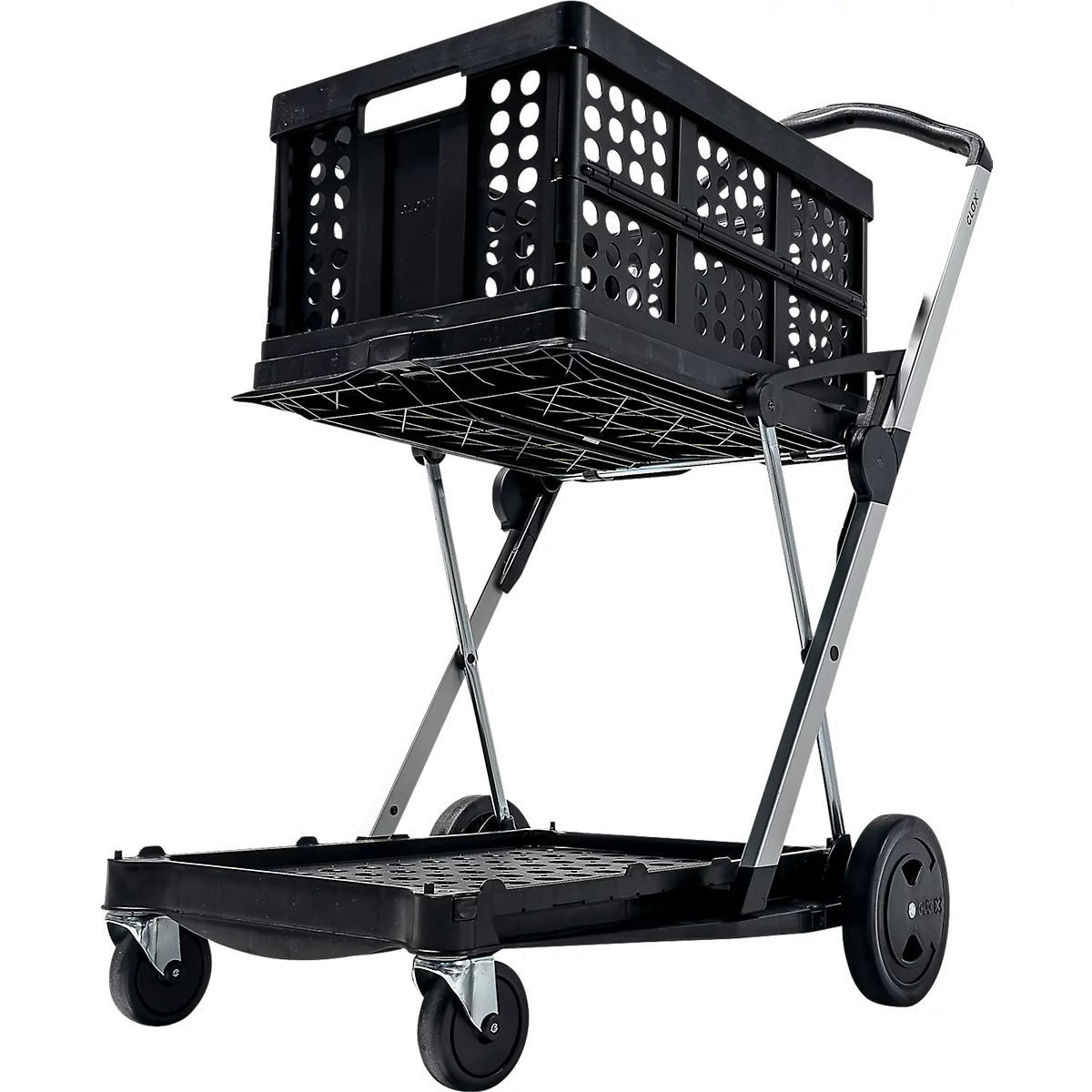 Klappmobil CLAX® inkl. Klappbox, 46 l, grau/schwarz