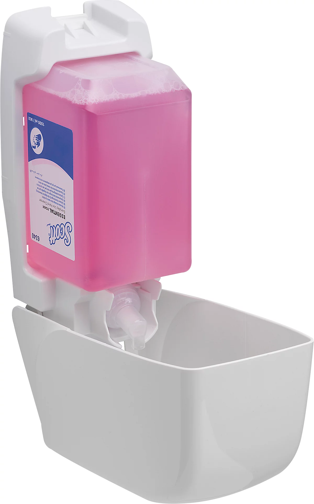 Kleenex® Jabón espumoso 6340, alto rendimiento, perfumado, 1 litro, rosa