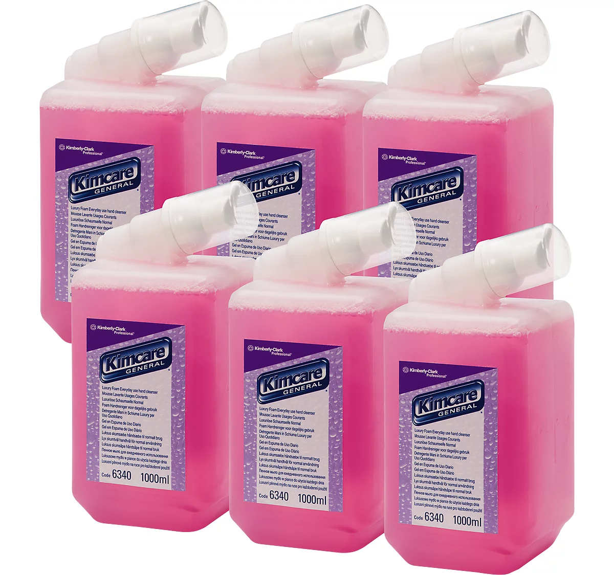 Kleenex® Schaumseife 6340, ergiebig, parfümiert, 6 Liter, pink