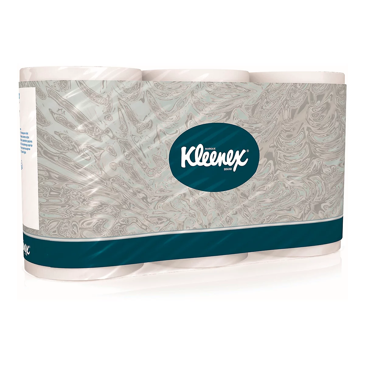 Kleenex® Toilettenpapier 8440, 3-lagig, kompatibel mit Aquarius™ Twin Roll Toilettenpapierspendern, 36 Rollen a 350 Blatt, weiß