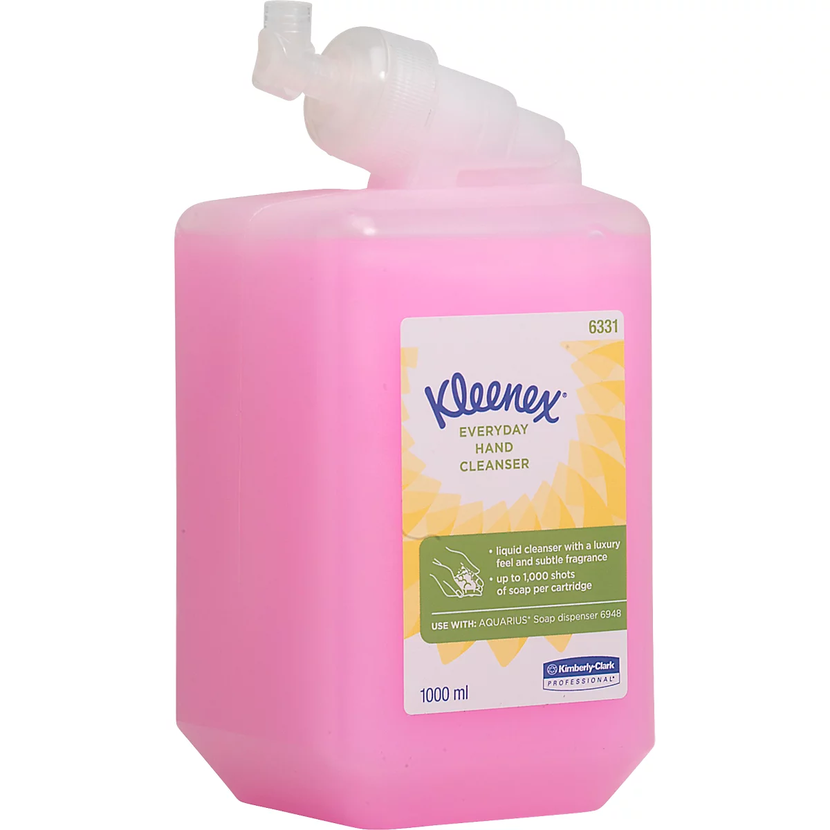 Kleenex® Waschlotion 6331, parfümiert, täglicher Gebrauch, 6 Flaschen, pink