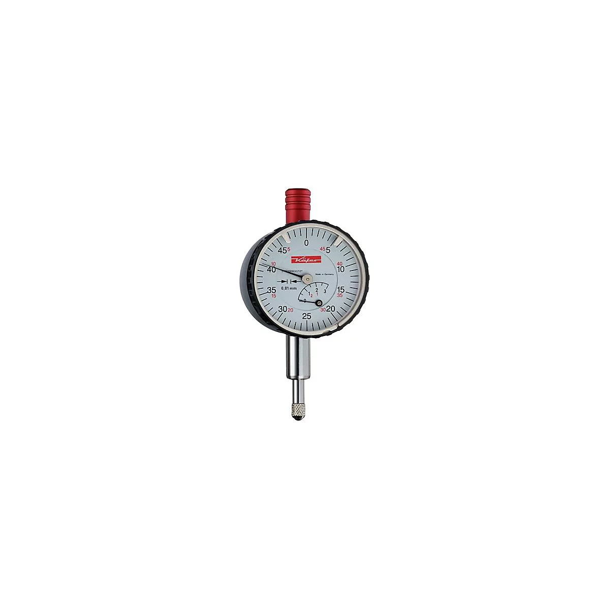 Kleinmessuhr KM4/5T 5mm Abl.0,01mm o.Stoßschutz KÄFER