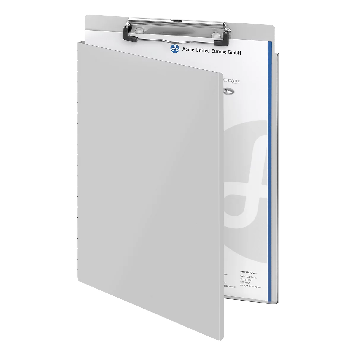 Klembord met beschermkap, voor A4-formaat, aluminium, met ophangoog