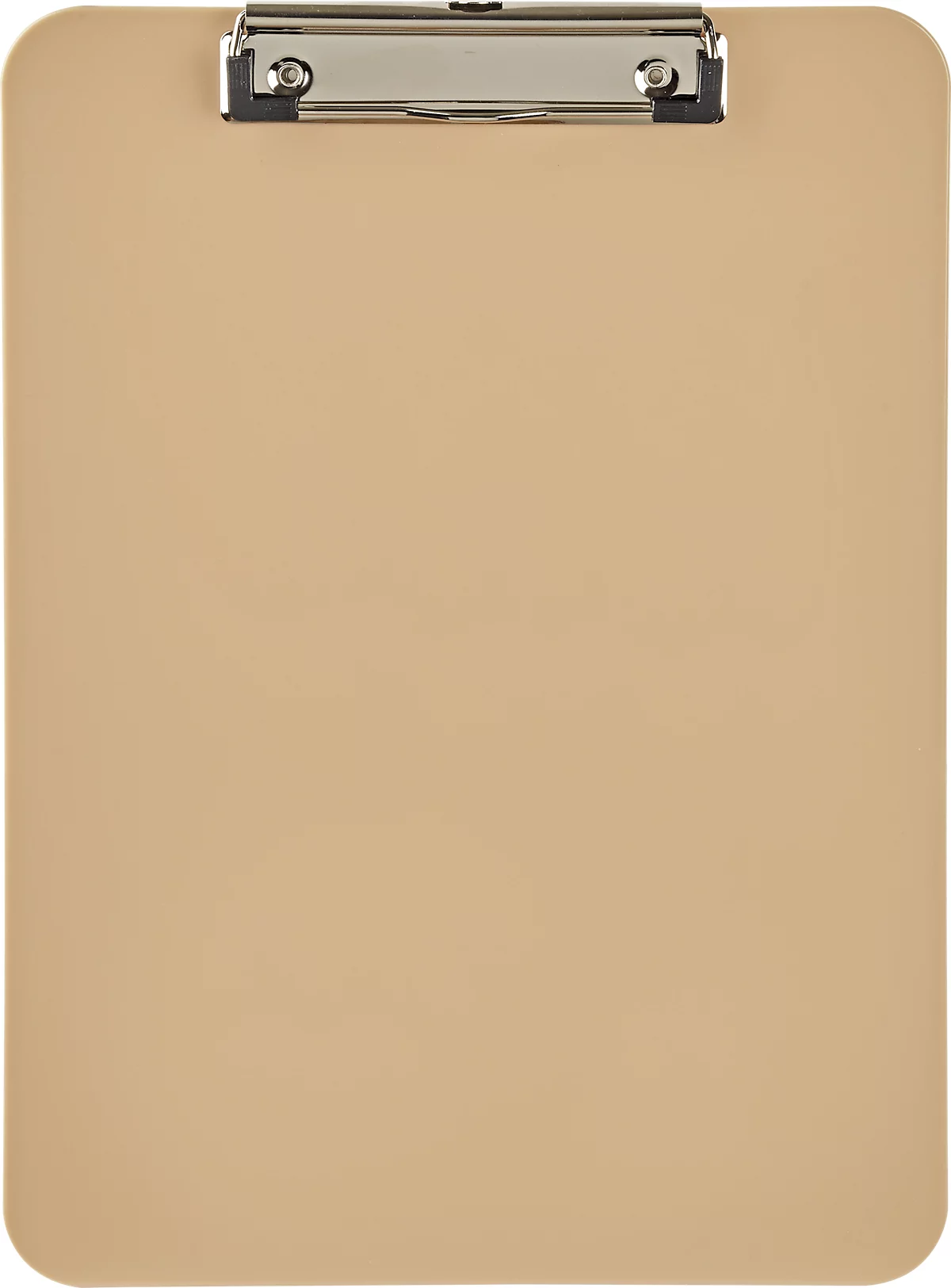 Klemmbrett MAUL, DIN A4, mit Aufhängeöse, 318 x 226 x 15 mm, Kunststoff, sahara
