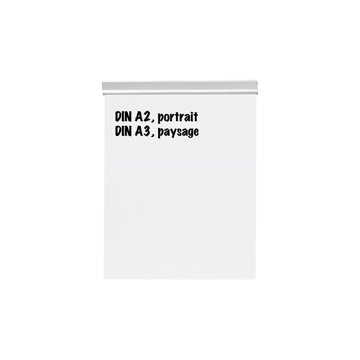 Klemmleiste Maulgrip, Aluminium, B 50 x L 1.000 mm, Belastbarkeit 4kg/100 cm, Papier ab 80 g/m²