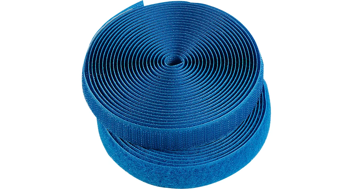 Klettband HellermannTyton, B 12 x L 1000 mm, blau