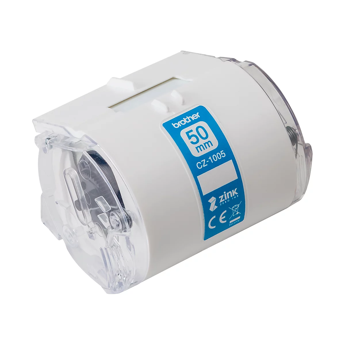 Kleur-etiketrollen voor Brother VC-500W, zelfklevend, L 5000 mm x B 50 mm