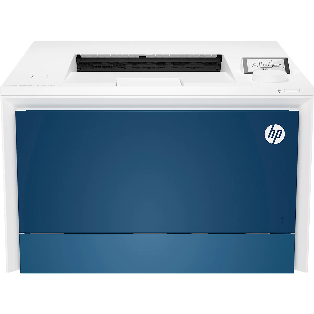 Kleurenlaserprinter HP Color LaserJet Pro 4202dw, USB/LAN/WLAN, auto duplex, mobiel printen, tot A4, incl. 4 tonercartridges