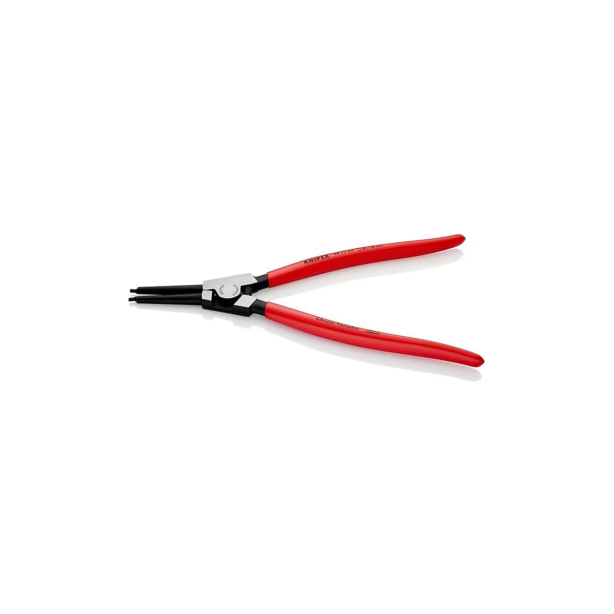 KNIPEX borgveertang A 4, voor buitenringassen Ø 85-140 mm, chroom-vanadium-staal, gepolijst, kunststof handgreep