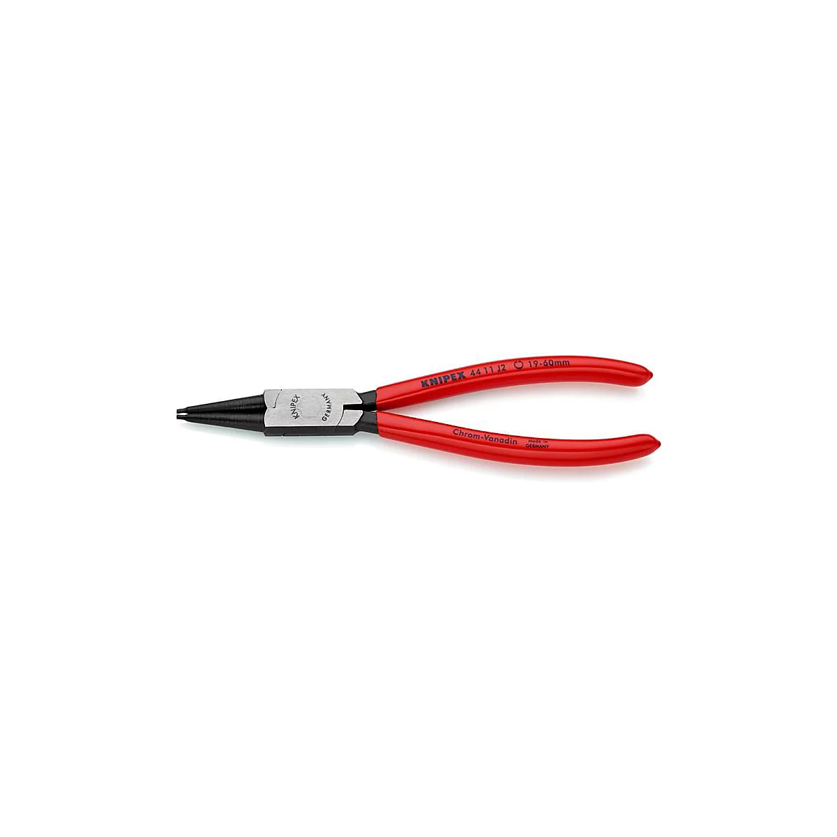 KNIPEX borgveertang J 2, voor binnenringen, boringen Ø 19-60 mm, rechte punten, chroom-vanadium-staal
