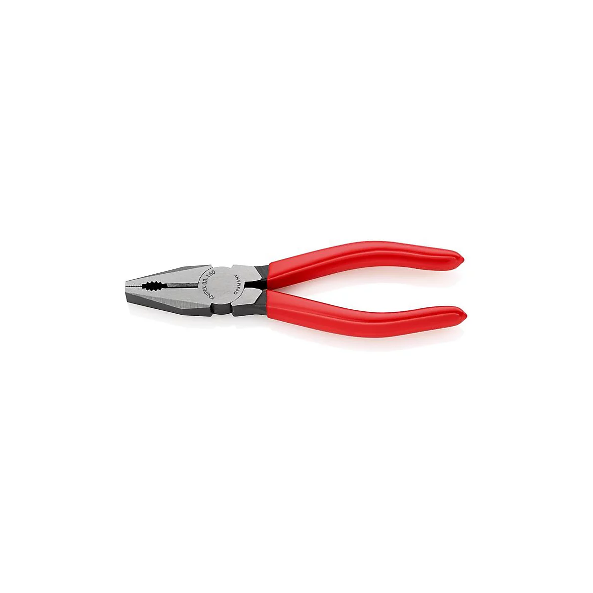 KNIPEX Combinatietang, L 160 mm, gepolijste kop, kunststofbekleding, voor kabel-Ø 10 mm, DIN ISO 5746