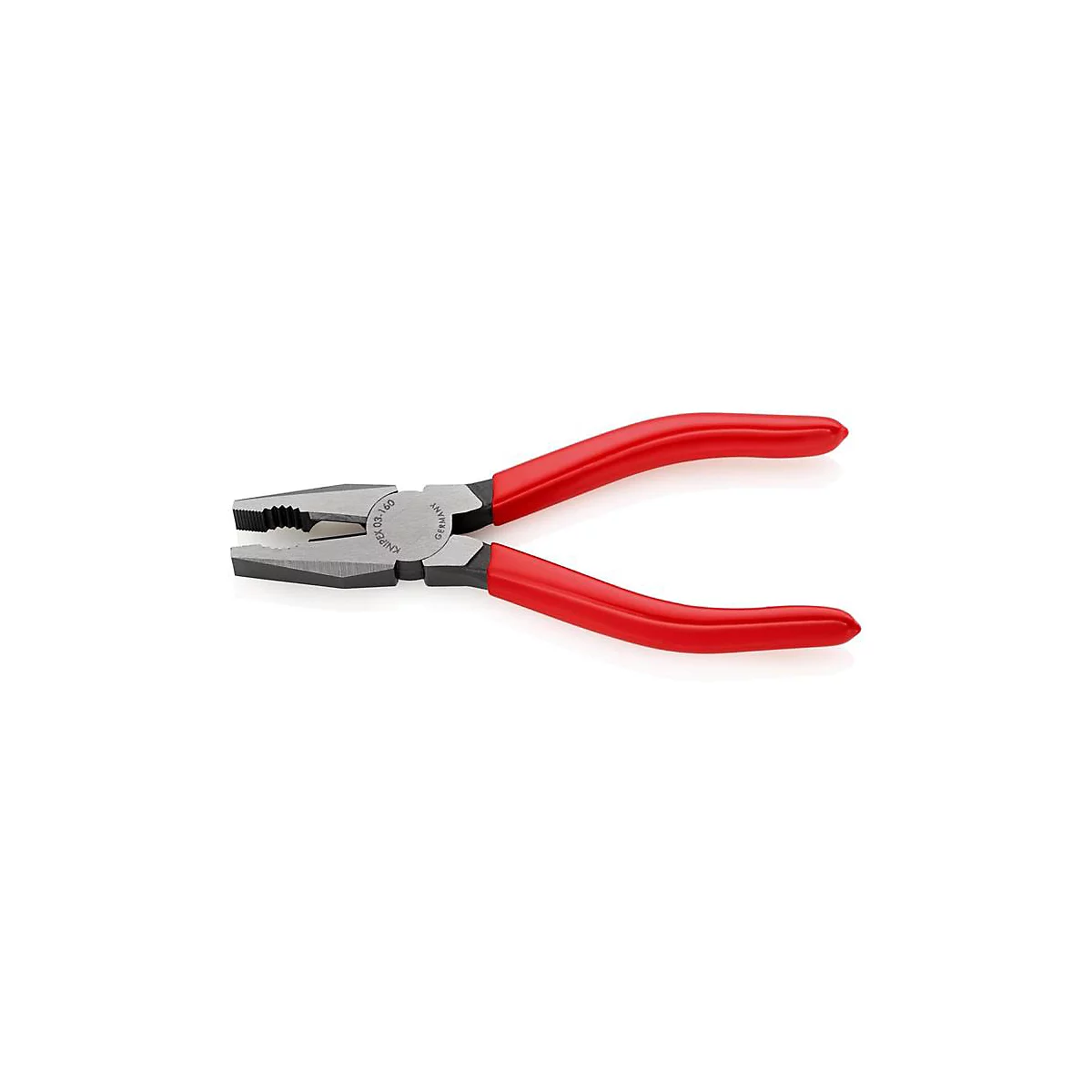 KNIPEX Combinatietang, L 160 mm, gepolijste kop, kunststofbekleding, voor kabel-Ø 10 mm, DIN ISO 5746