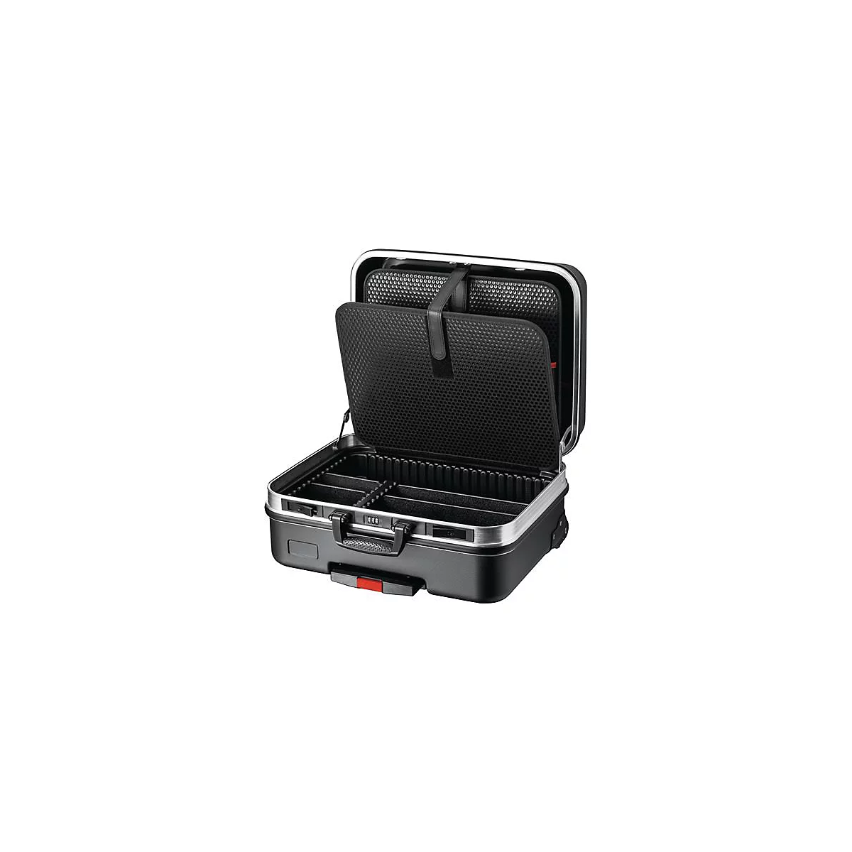 KNIPEX mallette à outils Big Basic Move, mallette vide sans outils, à roulettes, jusqu'à 20 kg, L 515 x P 430 x H 280 mm, plastique ABS, noir