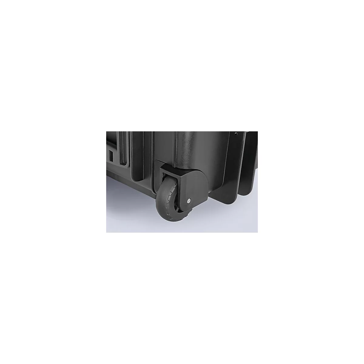 KNIPEX mallette à outils Robust 45, mallette vide sans outils, étanche à la poussière et à l'eau, à roulettes, jusqu'à 35 kg, L 609 x P 428 x H 263 mm, polypropylène, noir