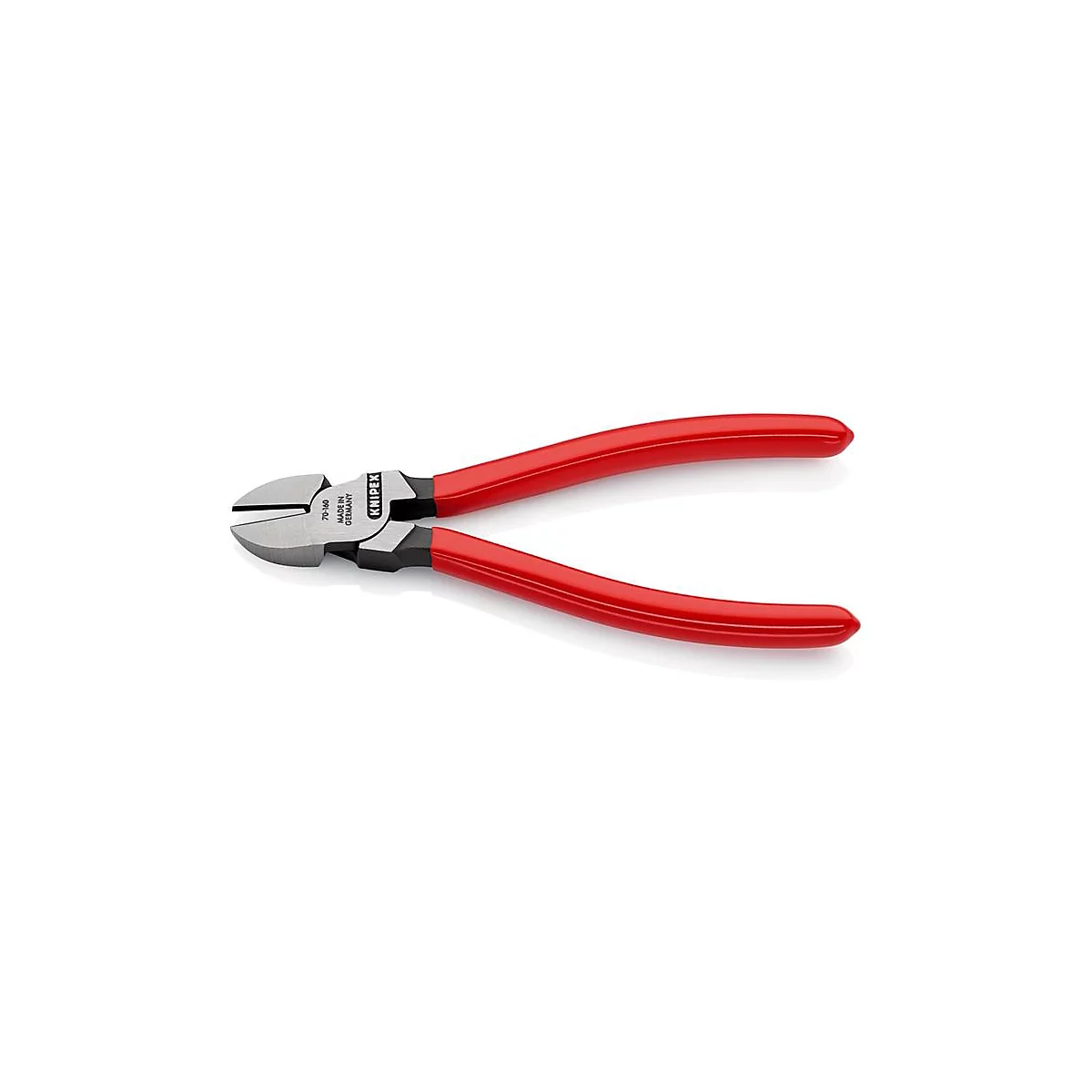 KNIPEX Seitenschneider, L 160 mm, Kopf poliert, Vanadin-Elektrostahl, Schneidhärte 62 HRC, Kunststoffgriff