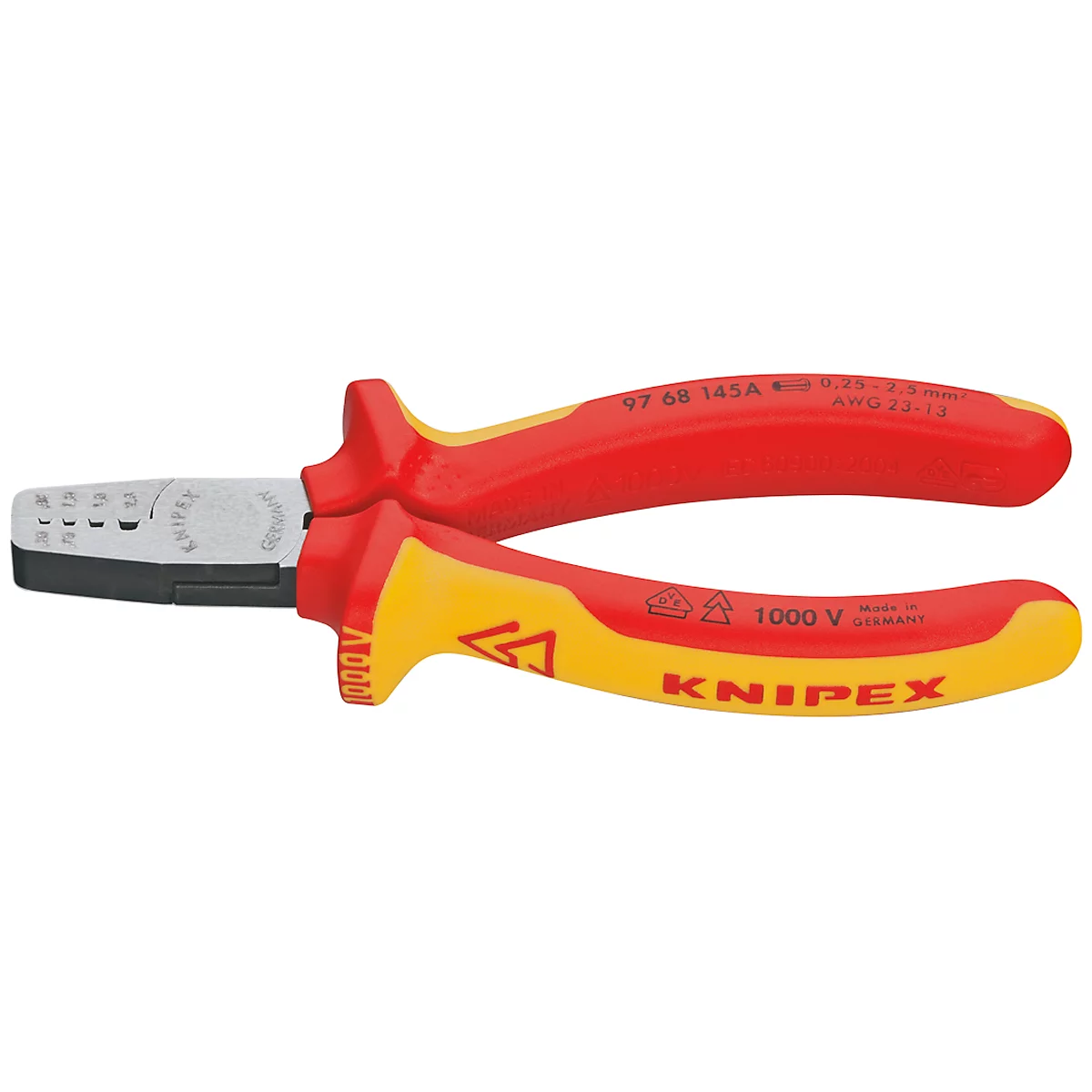 KNIPEX VDE-adereindhulzentang 145 mm