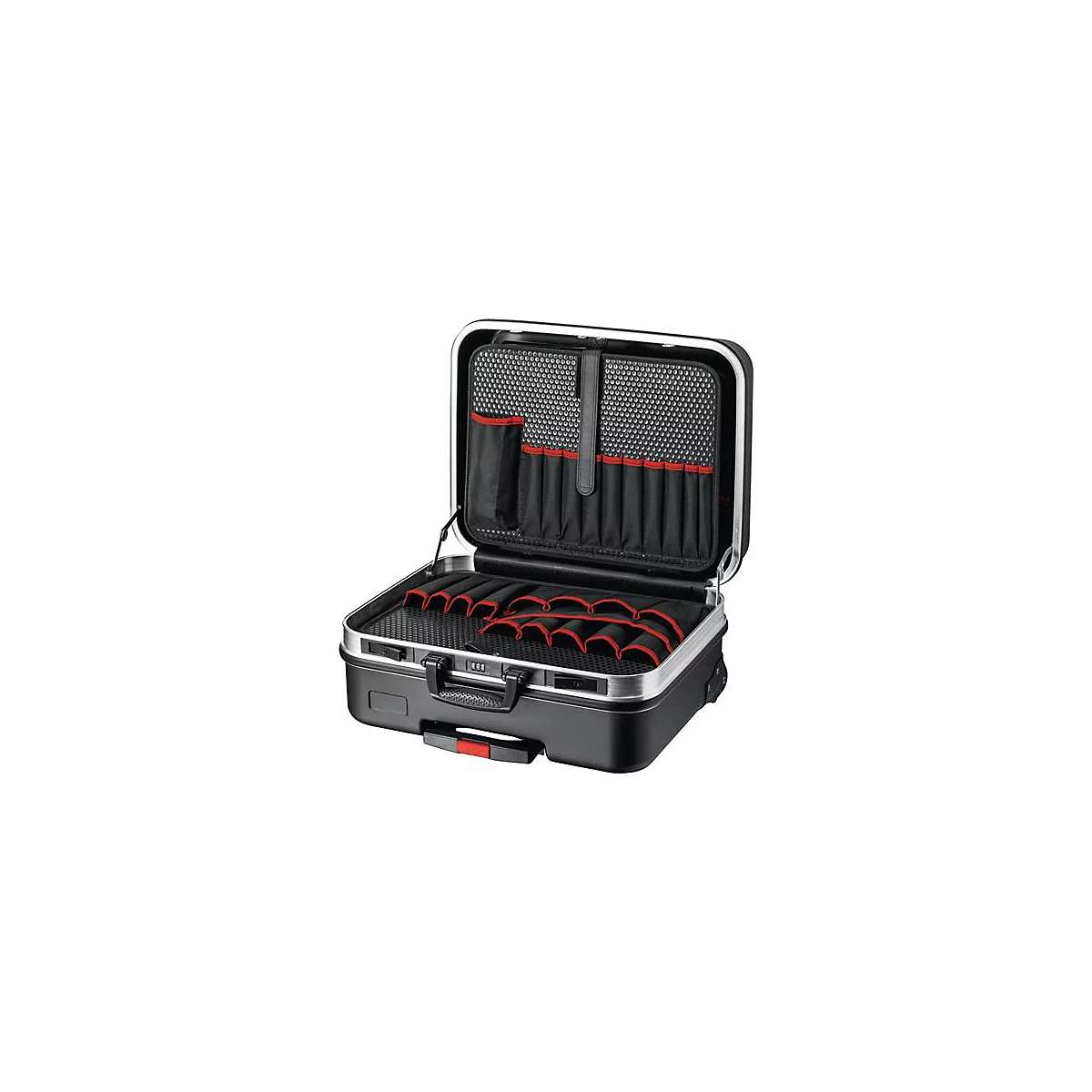 KNIPEX Werkzeugkoffer Big Basic Move, Leerkoffer ohne Werkzeug, rollbar, bis 20 kg, B 515 x T 430 x H 280 mm, ABS-Kunststoff, schwarz