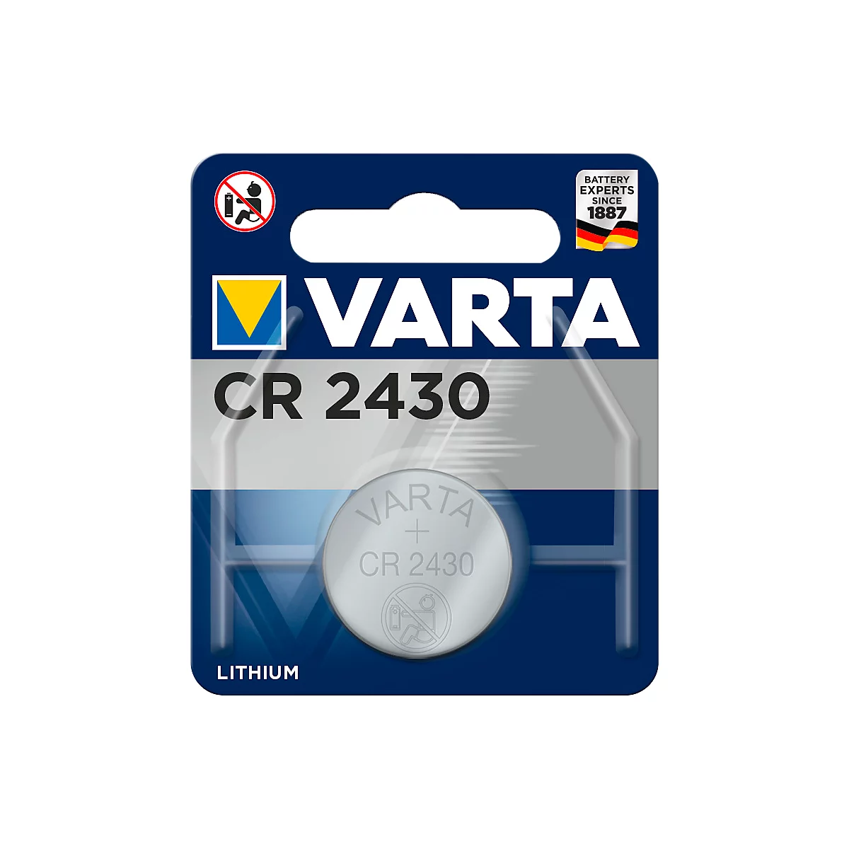 Knopfzelle VARTA PROFESSIONAL ELECTRONICS CR 2430 3V