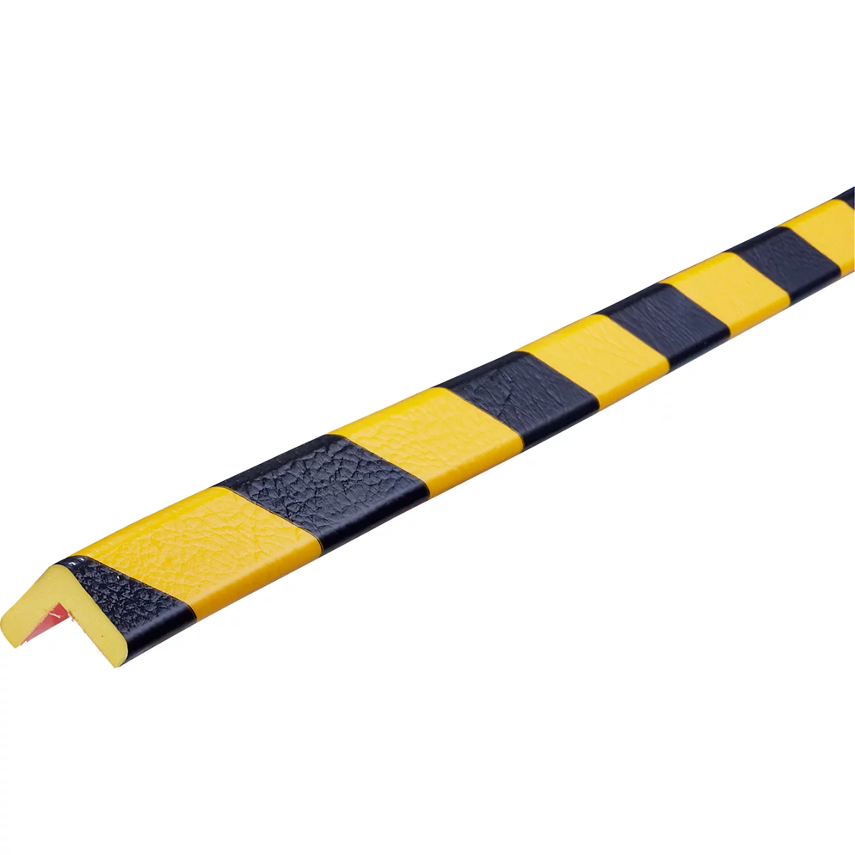 Knuffi® hoekbescherming type E Vorst, zelfklevend, schokabsorberend, -40 °C tot +100 °C, 1 m, PU schuim, geel/zwart