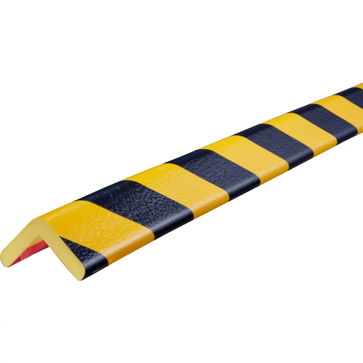 Knuffi® hoekbescherming type H Vorst, zelfklevend, schokabsorberend, -40 °C tot +100 °C, 1 m, PU schuim, geel/zwart