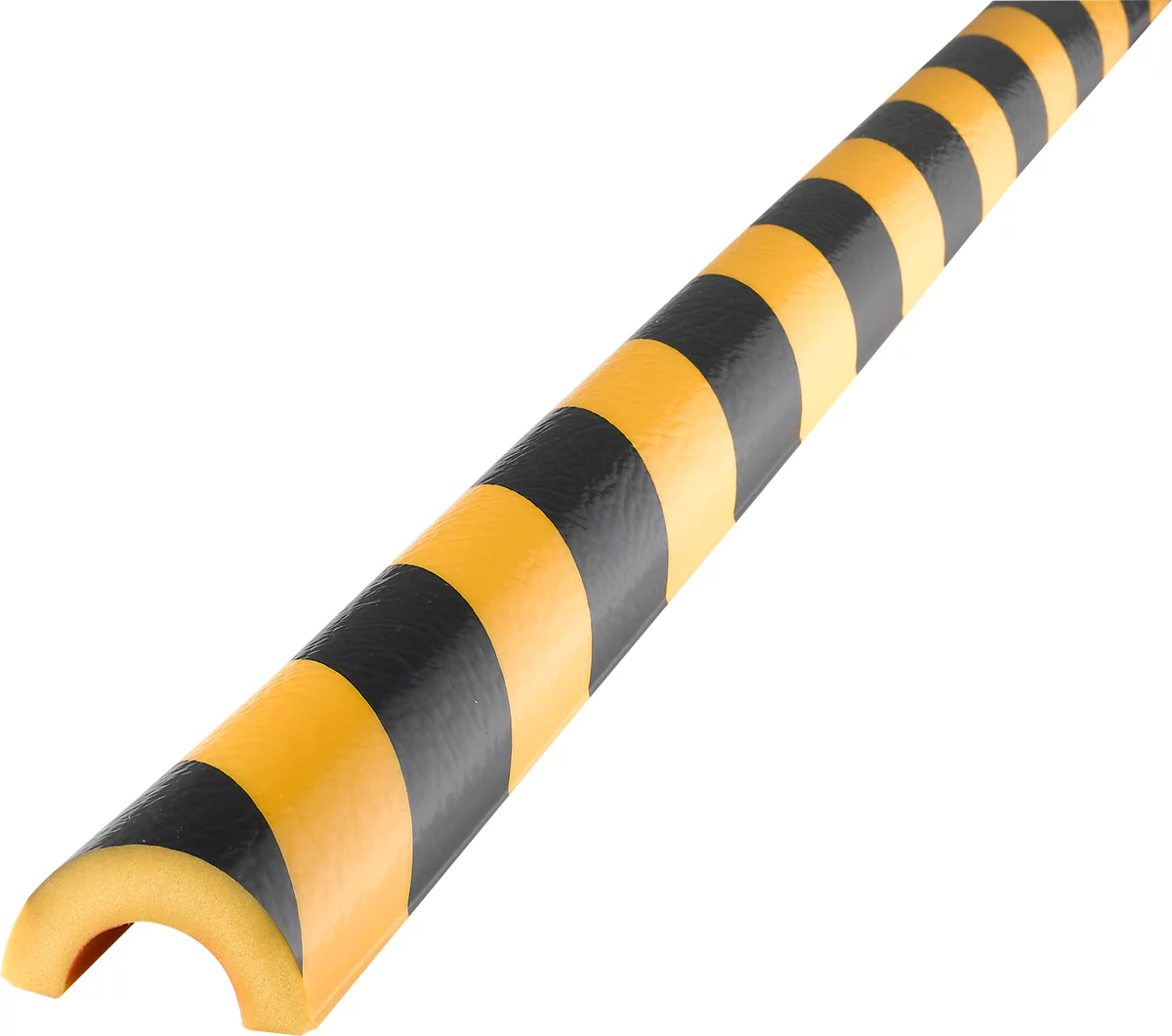 Knuffi® Warn- und Schutzprofil, Rohrschutz Typ R30, gelb-schwarz,  selbstklebend günstig kaufen