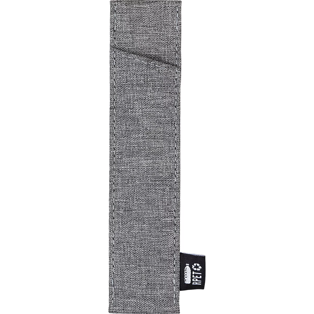 KOLMA Stiftetui, aus RPET, schlankes Design, schützt vor Schmutz und Kratzern, B 35 x H 157 mm, grau
