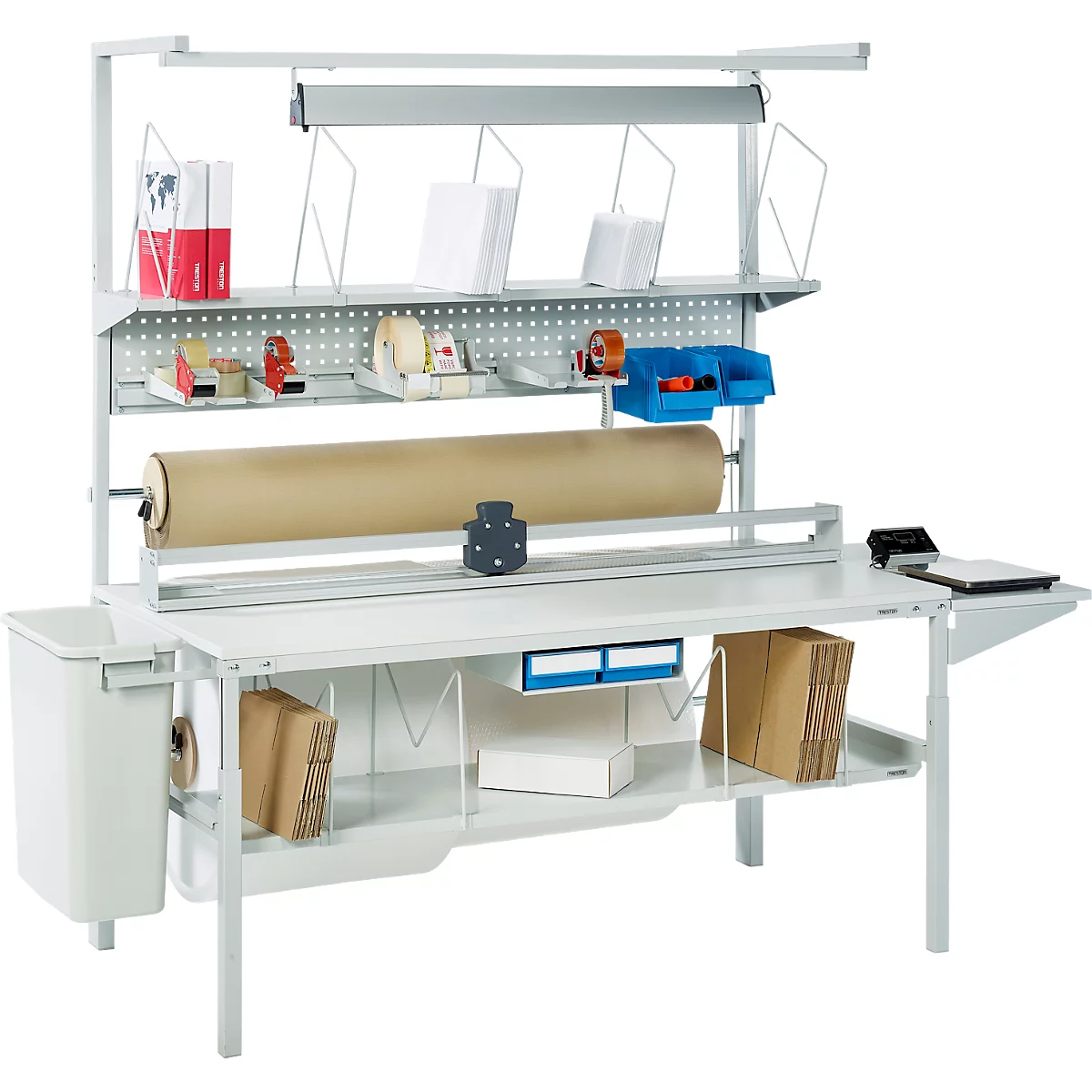 Komplettangebot Packtisch TPB, Breite 1500 mm, höhenverstellbar