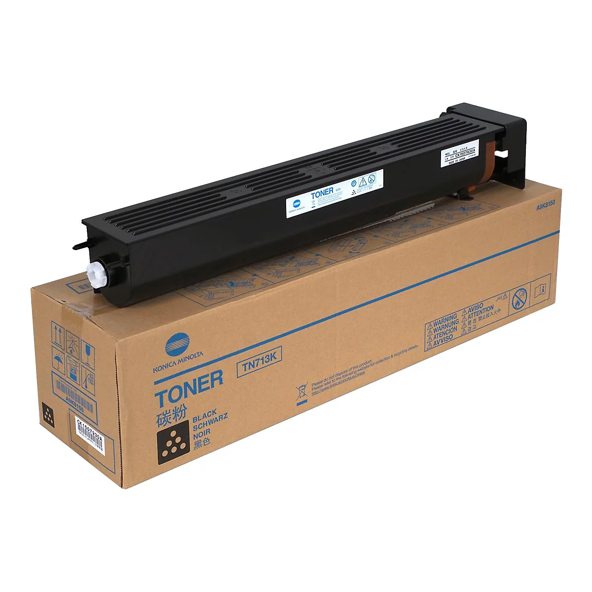Konica Minolta TN-713K - Schwarz - original - Tonerpatrone - für bizhub C659, C759
