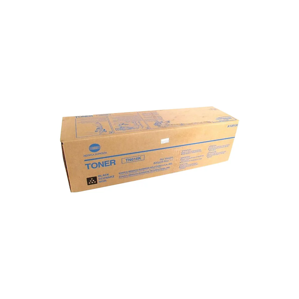 Konica Minolta TN616K - Schwarz - original - Tonerpatrone - für bizhub C6000